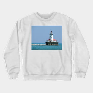 Chicago Breakwater Lighthouse Crewneck Sweatshirt